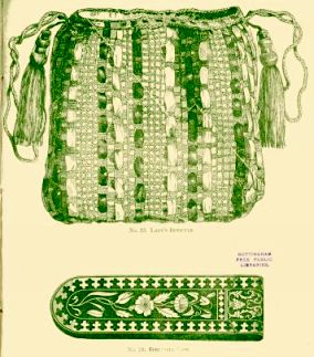 No. 23. LADY'S RETICULE,
No. 24. SPECTACLE CASE