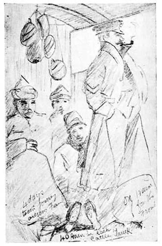 Forty Passengers in each Cattle Truck. Forty Passengers in each Cattle Truck.