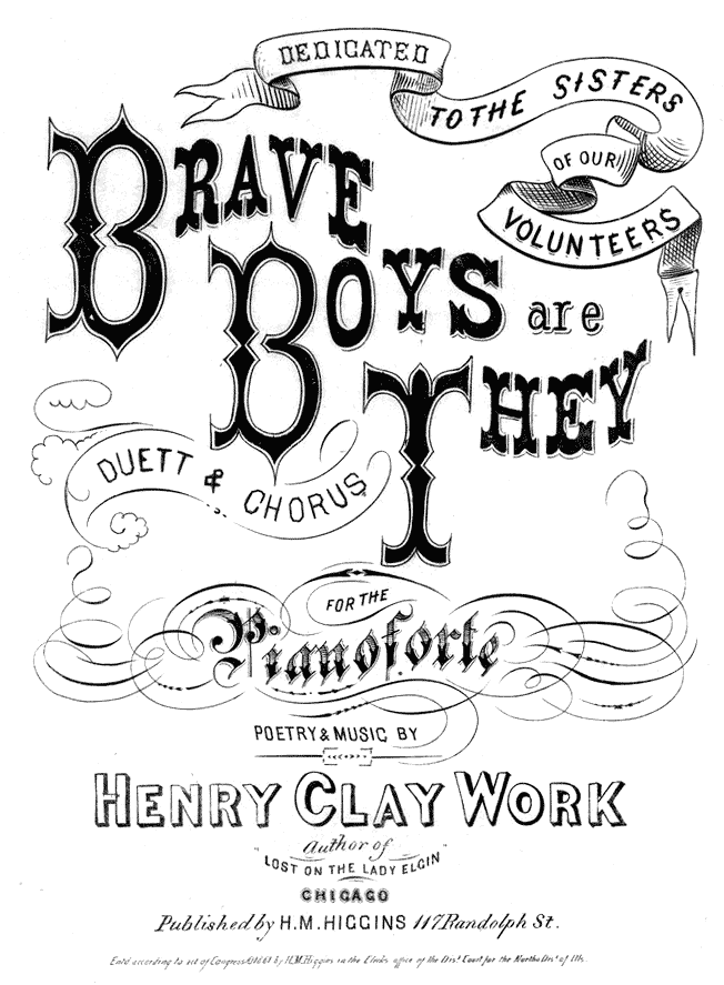 Brave Boys sheet music Brave Boys sheet music