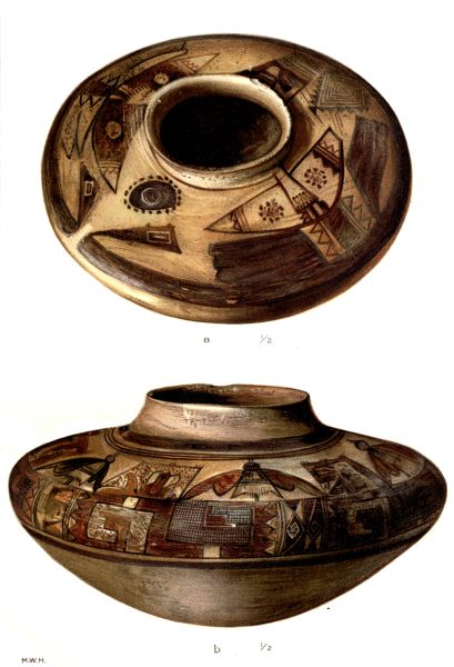 PL. CXXXV—
VASES WITH FIGURES OF BUTTERFLIES FROM SIKYATKI