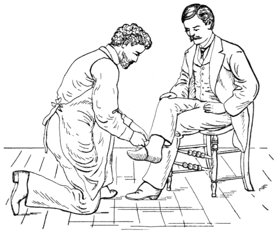 Measuring the instep Measuring the instep