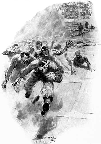 Our peculiar style of pushing a football right through
the thorax of the whole middle west

Page 205