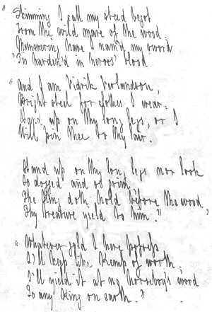 Manuscript of Vidrik Verlandson—1854