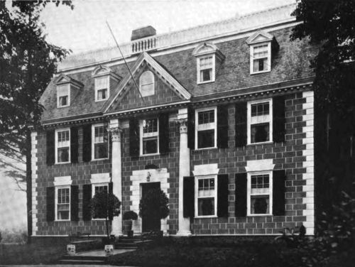 Plate XVI.—"The Lindens," Danvers, Mass.