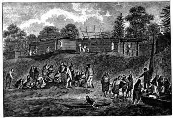 HABITATIONS IN NOOTKA SOUND.