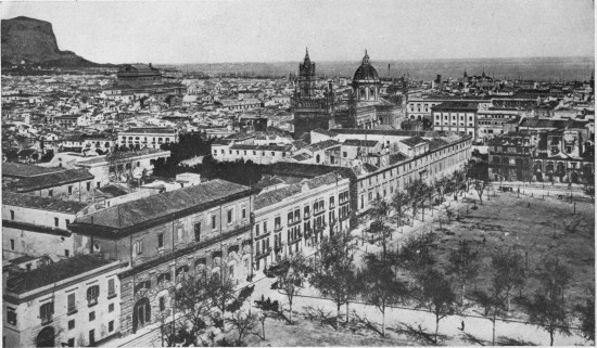 Palermo, “the Panormos of old ... looks straight out
toward the rising sun.”
