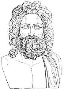 Fig. 232.—Zeus of Otricoli. (Vatican.)