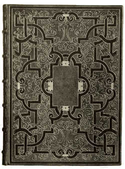 BOOKBINDING IN BLUE LEVANT MOROCCO, WITH INLAY AND GOLD
TOOLING. BY ZAEHNSDORF