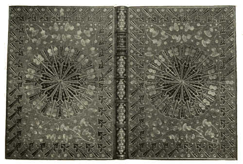 BOOKBINDING IN LEMON YELLOW MOROCCO, WITH GREEN INLAY
AND GOLD TOOLING DESIGNED BY P. A. DEMETER, EXECUTED BY HÜBEL AND
DENCK