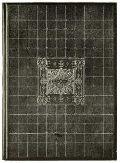 BOOKBINDING IN LEATHER, WITH GOLD TOOLING. DESIGNED BY
PROF. HUGO STEINER-PRAG, EXECUTED BY HÜBEL AND DENCK