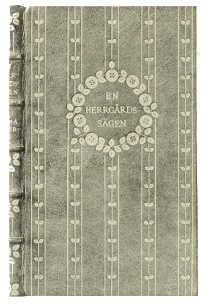 BOOKBINDING IN NIGER MOROCCO, WITH INLAY AND GOLD
TOOLING. BY GRETA MORSSING