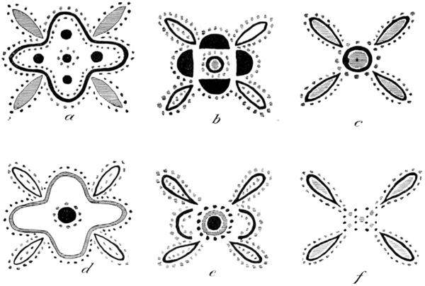 Mohegan and Niantic painted designs