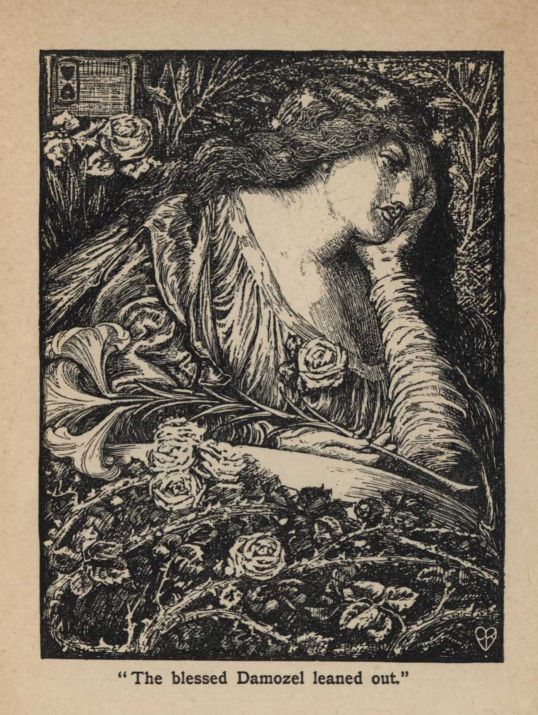 "The blessed Damozel leaned out."