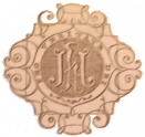 Decorative graphic with initials J. H. J.