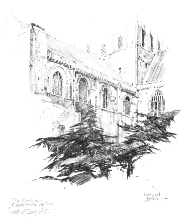 Image unavailable: The Norman Clerestory of The South Transept.