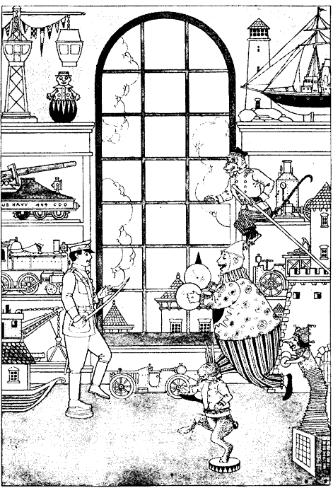 Bold Tin Soldier Compliments Calico Clown.