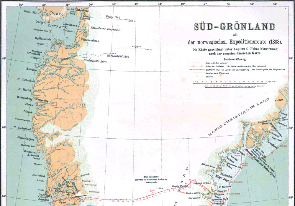 Die Route;
  nördlicher Teil