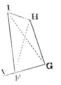 Joining FG,
GH, HI, FI, produce GF to V, and join FH, IG, and make the angles CAK,
DAL equal to the angles FGH, VFH.