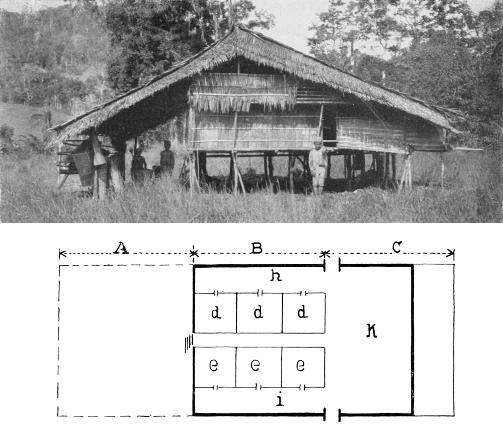 Foto des Hauses, darunter
  eine Grundrisszeichnung