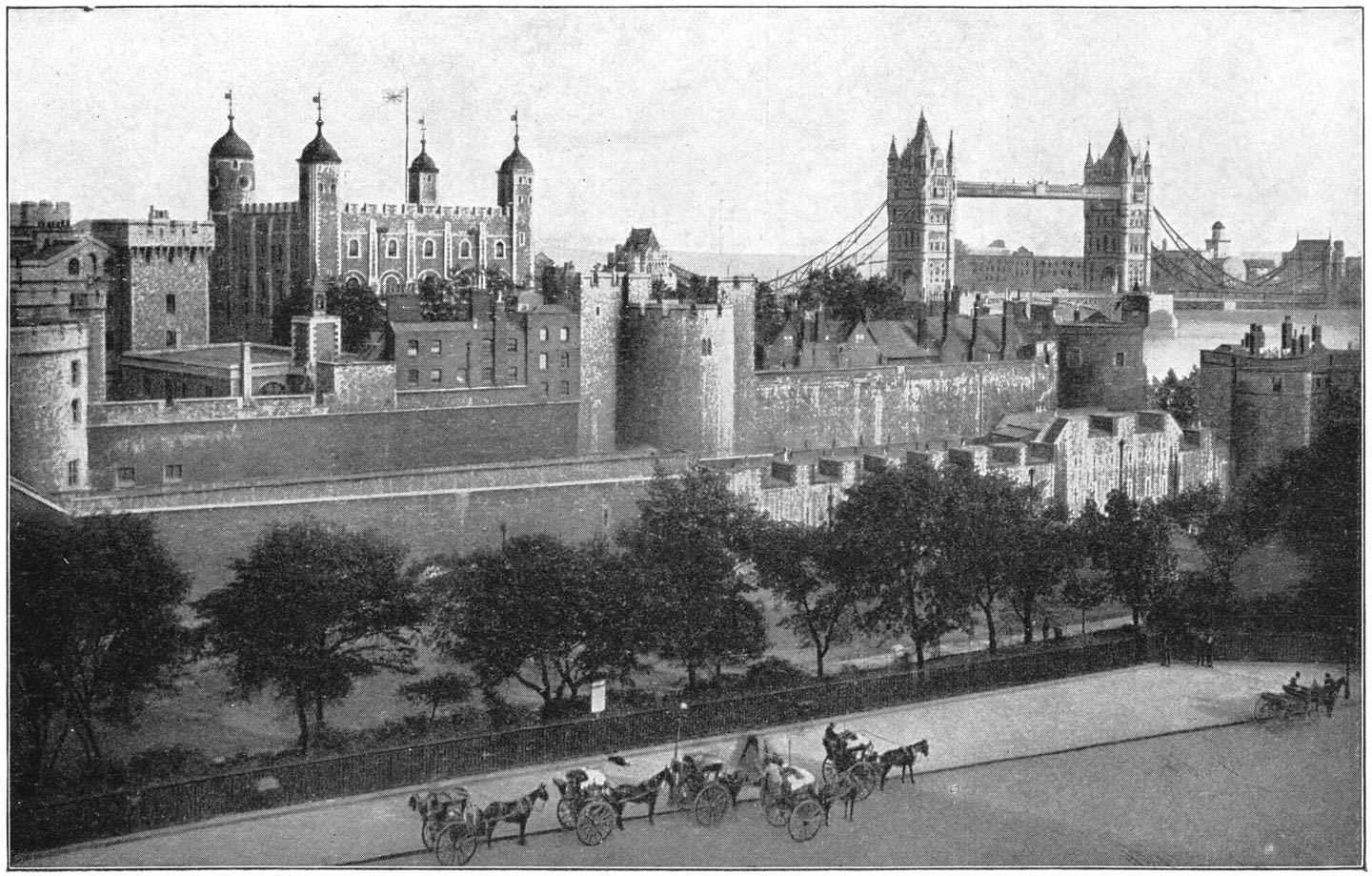 Tower en Towerbrug te Londen.