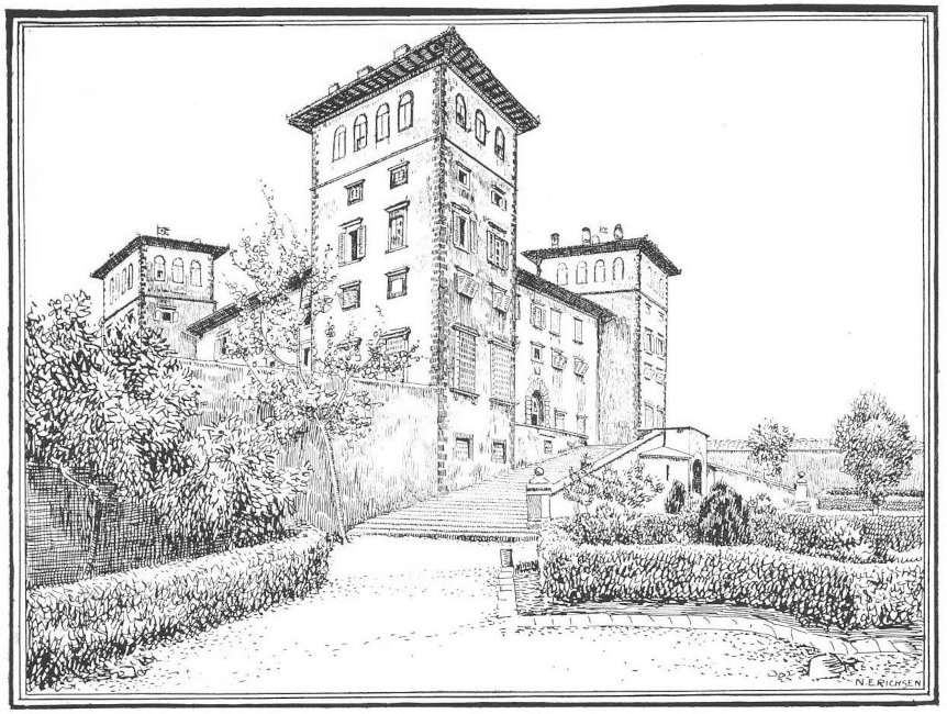 The Villa from the Courtyard