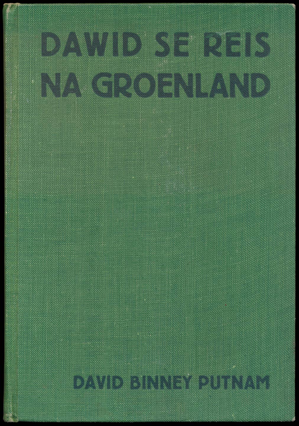 Oorspronklike voorblad.