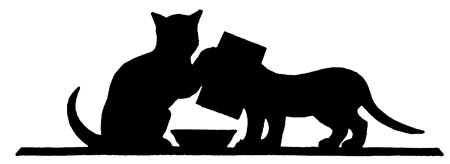 Oxford with his head stuck in a fish can